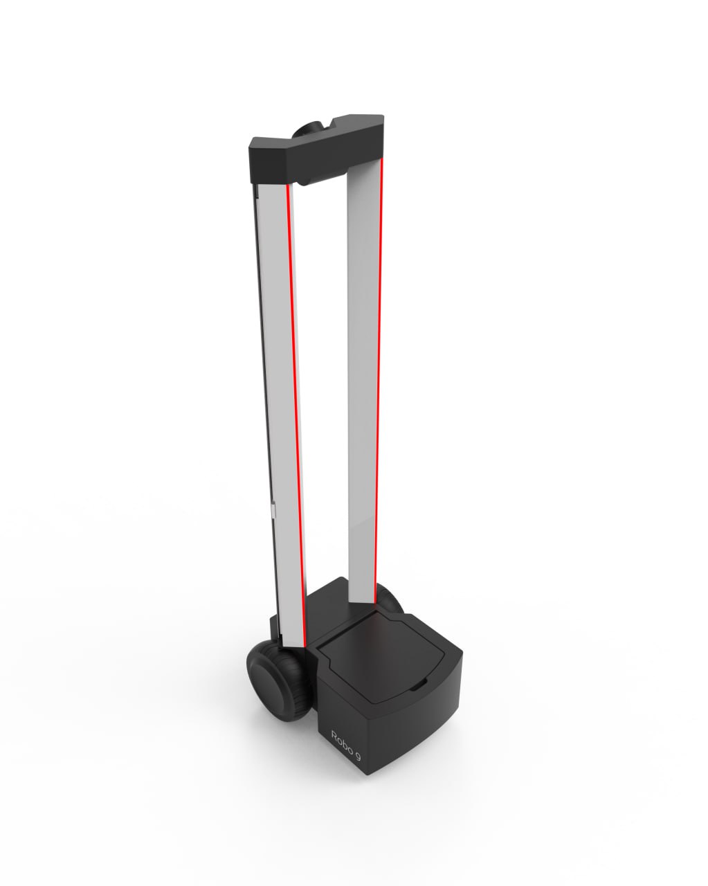 Second version of the robot's man frame. Back view