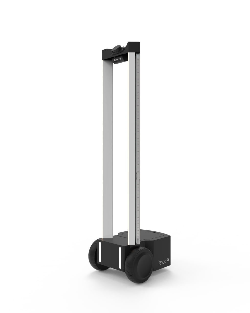 Second version of the robot's man frame. Front view