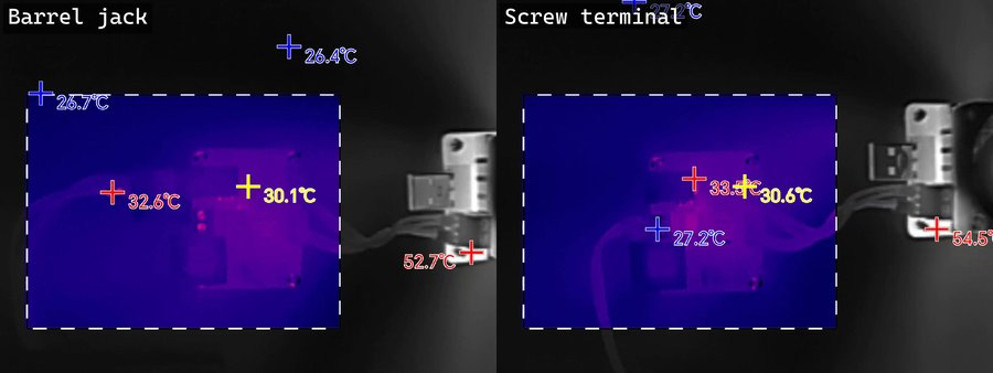 Driver Board thermal — 2 A for 10 minutes (BJ vs ST)