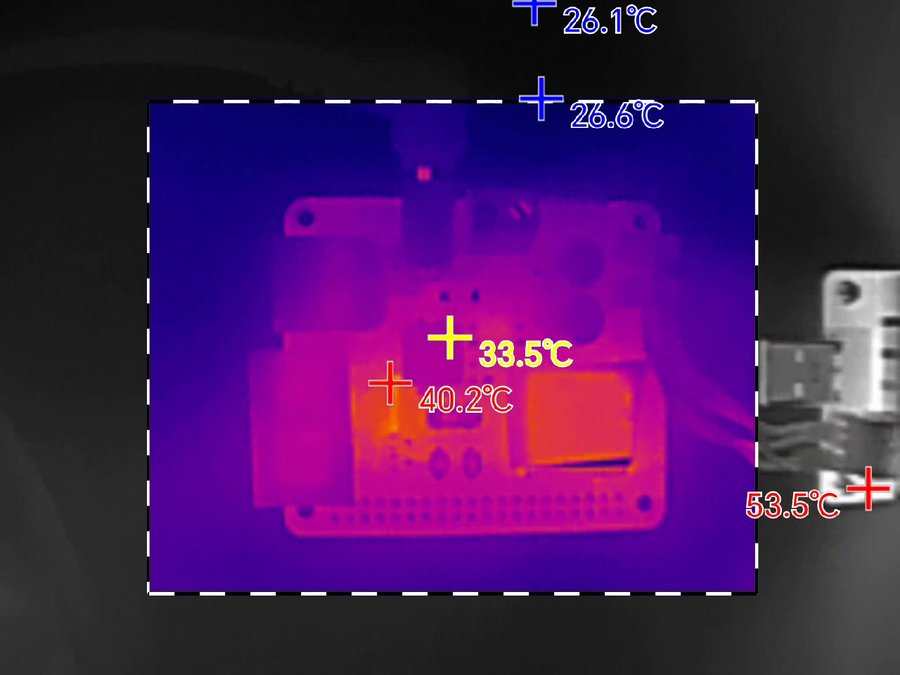 Driver HAT thermal — 2 A for 10 minutes