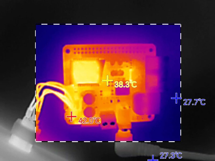Driver HAT thermal — 7 A for 2 minutes